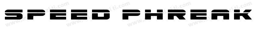 Speed Phreak Extra-C字体转换